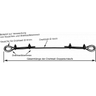 Edelstahl Kausche A4 4mm f&uuml;r Seil &Oslash; 4mm