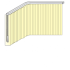 Vertikaljalousie horizontal gebogen V085