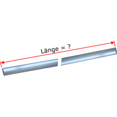 Alurohr Ø 10mm x 1mm