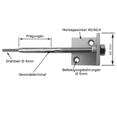 Montagewinkel AI 40/40/5