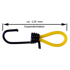 Expanderhaken 135mm, gelb