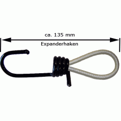 Expanderhaken 140mm, weiss