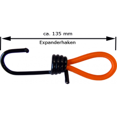 Expanderhaken 135mm, rot
