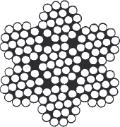 Drahtseil Edelstahl 7x19 A4-AISI 316